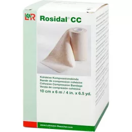 ROSIDAL CC cohesive compression bandage 10 cmx6 m, 1 pc