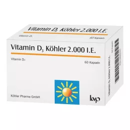VITAMIN D3 KÖHLER 2,000 IU capsules, 60 pcs
