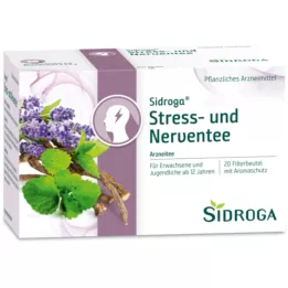 SIDROGA Stress and nerve tea filter bag, 20x2.0 g