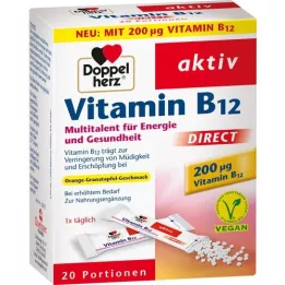 DOPPELHERZ Vitamin B12 DIRECT Pellets, 20 pcs