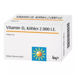 VITAMIN D3 KÖHLER 2,000 IU capsules, 120 pieces