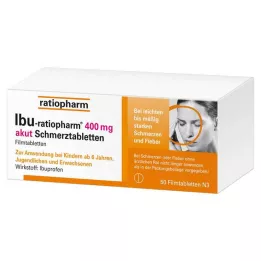 IBU-RATIOPHARM 400 mg acute pain tablets, film-coated tablets, 50 pcs