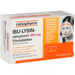 IBU-LYSIN-ratiopharm 684 mg Filmtabletten, 50 St