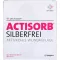 ACTISORB SILBERFREI 10.5x10.5 cm activated carbon, 10 pcs
