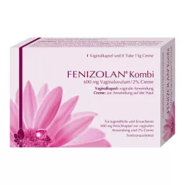 FENIZOLAN Combi 600 mg Vaginalovulum+2% cream, 1 p