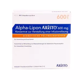 ALPHA LIPON Aristo 600 mg concentrate for infusion solution, 5x24 ml