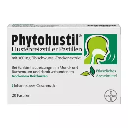 PHYTOHUSTIL Cough suppressant pastilles, 20 pcs