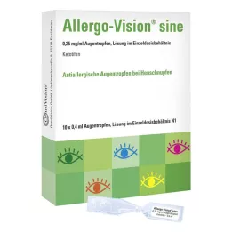 ALLERGO-VISION sine 0.25 mg/ml AT in single dose container, 10X0.4 ml