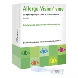 ALLERGO-VISION sine 0.25 mg/ml AT in single dose container, 20X0.4 ml