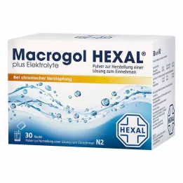 MACROGOL HEXAL plus electrolytes Plv.z.H.e.L.z.E., 30 pcs