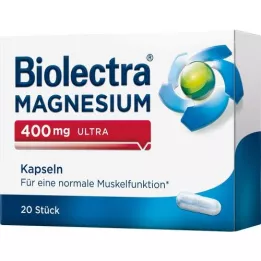 BIOLECTRA Magnesio 400 mg de ultra cápsulas, 20 pz