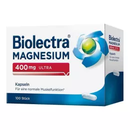 BIOLECTRA Magnesium 400 mg ultra capsules, 100 pcs