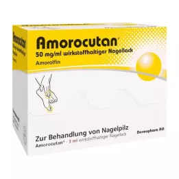 AMOROCUTAN 50 mg/ml medicated nail polish, 3 ml