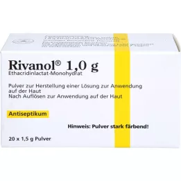 RIVANOL 1.0 g powder, 20 pcs
