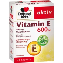 DOPPELHERZ Vitamin E 600 N soft capsules, 40 pcs