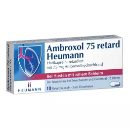 AMBROXOL 75 retard Heumann capsules, 10 pcs