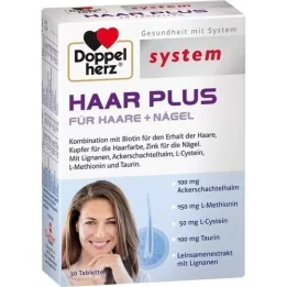 DOPPELHERZ Hair plus system tablets, 30 pcs