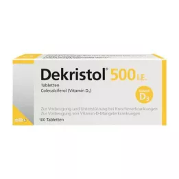 DEKRISTOL 500 IU tablets, 100 pcs