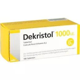 DEKRISTOL 1.000 I.E. Tabletten, 100 St