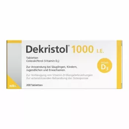 DEKRISTOL 1,000 I.U. tablets, 200 pcs