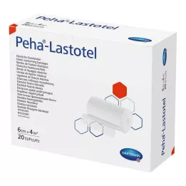 PEHA-LASTOTEL Fixation bandage 6 cmx4 m, 20 pcs