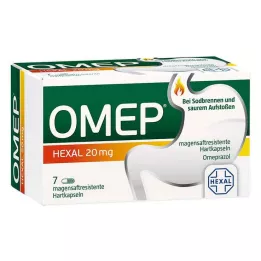 OMEP HEXAL 20 mg gastro-resistant hard capsules, 7 pcs