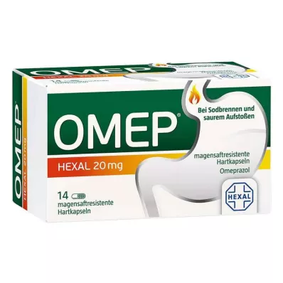 OMEP HEXAL 20 mg gastro-resistant hard capsules, 14 pcs