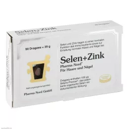 SELEN+ZINK Pharma Nord Dragees, 90 pcs