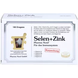SELEN+ZINK Pharma Nord Dragees, 180 pcs