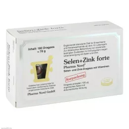 SELEN+ZINK Pharma Nord Dragees, 180 pcs