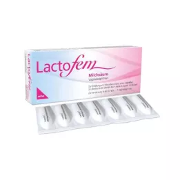 LACTOFEM lactic acid vaginal suppositories, 7 pcs