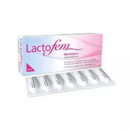 LACTOFEM Lactic acid vaginal suppositories, 14 pcs