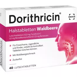 DORITHRICIN Halfsticks Waldberere, 40 pcs