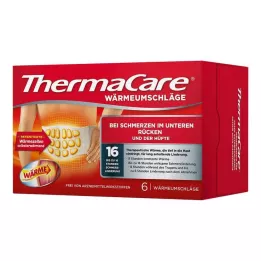 THERMACARE Back compresses S-XL for pain relief, 6 pieces