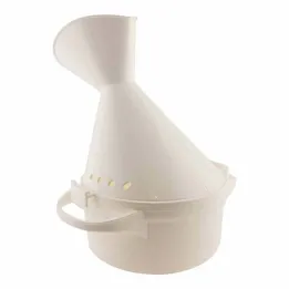 Inhaler plastic white 2 parts, 1 piece