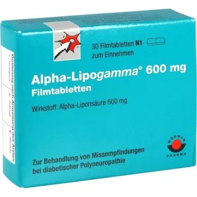 ALPHA-LIPOGAMMA 600 mg film -coated tablets, 30 pcs