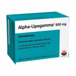 ALPHA-LIPOGAMMA 600 mg film-coated tablets, 60 pcs