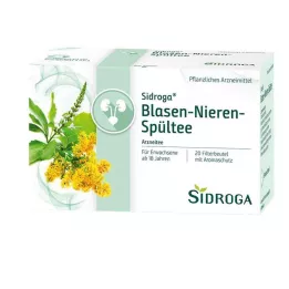 SIDROGA Bladder-Kidney Rinse Tea Filter Bags, 20X2.0 g