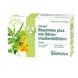 SIDROGA Bladder tea plus with bearberry leaves, 20X2.0 g