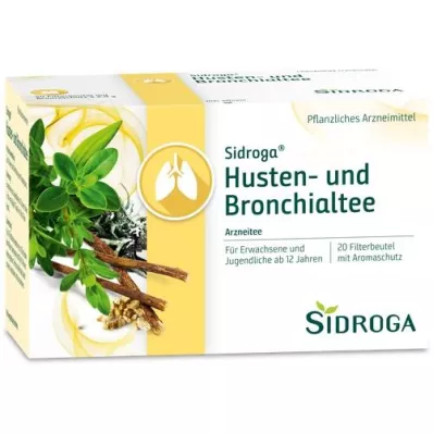 SIDROGA Coughing and bronchial tea filter bag, 20x2.0 g