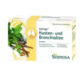 SIDROGA Cough and Bronchial Tea Filter Bags, 20X2.0 g