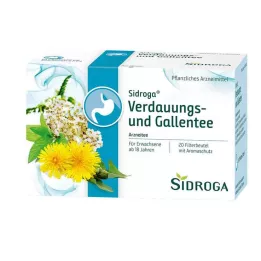 SIDROGA Digestive and Gall Tea Filter Bags, 20X2.0 g
