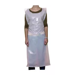 SCHÜRZE Once PE White 140 cm Unsteril, 10 pcs