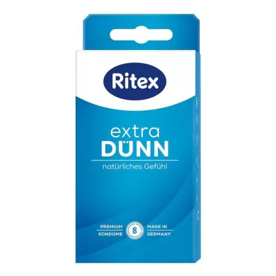 RITEX extra thin condoms, 8 pieces RITEX extra thin condoms, 8 pieces