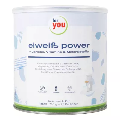 FOR YOU pure protein power powder, 750 g