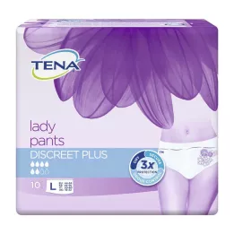 TENA LADY Pants Discreet Plus L, 10 pcs