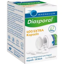 MAGNESIUM DIASPORAL 400 extra capsules, 50 pcs