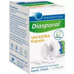 MAGNESIUM DIASPORAL 400 extra capsules, 20 pcs