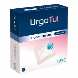 URGOTÜL Foam Border 8x8 cm bandage, 10 pcs