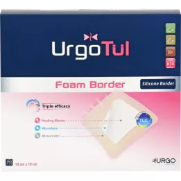URGOTÜL Foam Border 10x10 cm Verband, 10 St